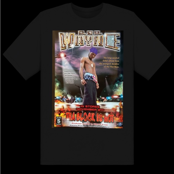 Lil Wayne graphic black tee!! - Picture 1 of 1